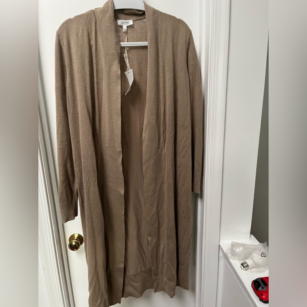 NWT linen cotton Haven Well Within duster cardigan